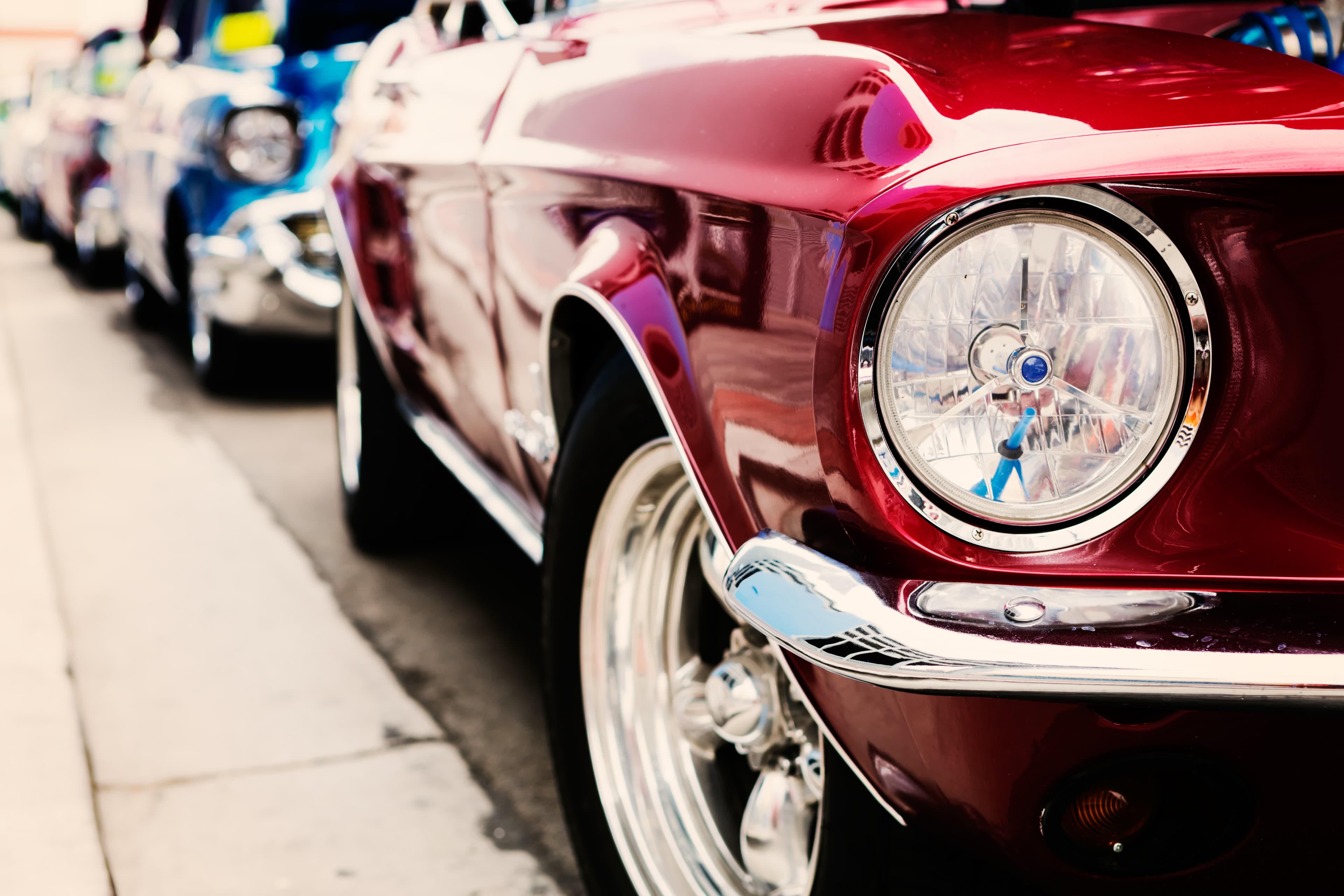 Classic and luxury vehicles